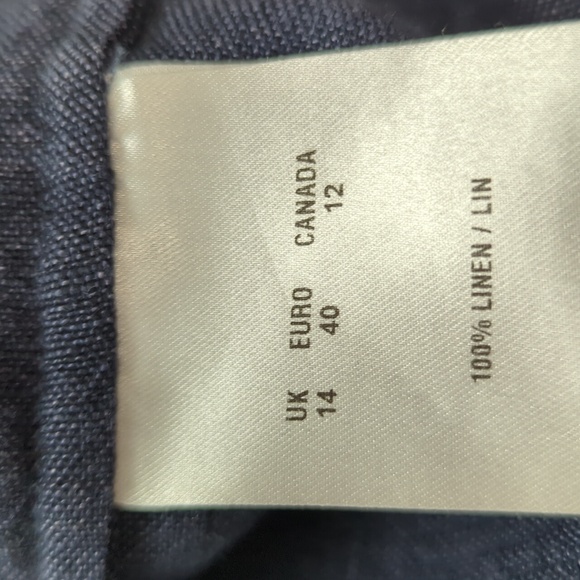 Linen blazer, size 12 - Picture 4 of 4